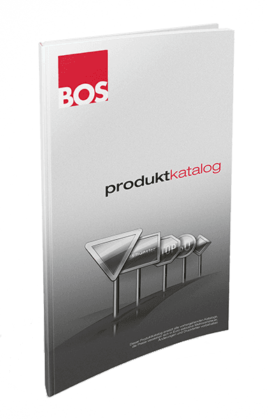 Titelseite des BOS Produktkatalogs