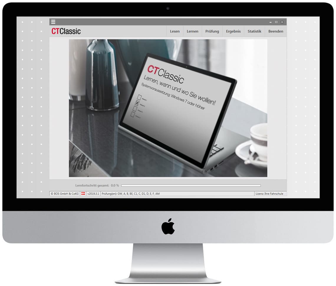 CTClassic am Windows-PC: dieselben Funktionen wie CTOnline, offline